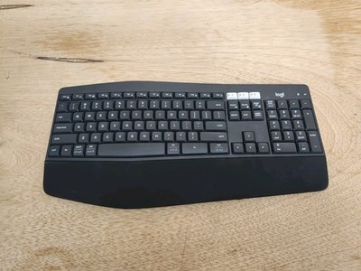 Logitech - K850 Wireless Bluetooth Keyboard PC Mac Chrome NO Dongle Tested Great