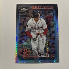 Triston Casas 2024 Topps Chrome Prism Refractor #38 Boston Red Sox