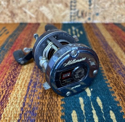 Vintage Daiwa Millionaire 4HM High Speed Baitcasting Fishing Reel made in Japan