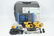 HIOKI PW3198 Power Quality Analyzer 9661 Clamp Sensor Set Tested Japan