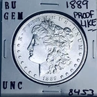1889 BU GEM MORGAN SILVER DOLLAR UNC MS+++ U.S. MINT RARE COIN 8453
