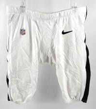 2023 Philadelphia Eagles Marlon Tuipulotu #95 Game Used White Pants 42 828