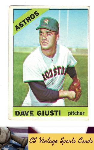 1966 Topps Dave Giusti #258 card