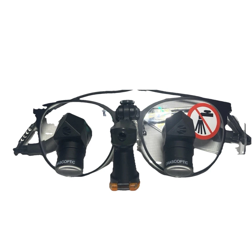 Lupas odontológicas Orascoptic 2,5x | Inclui Zeon | Ampliação dental - Imagem 2 de 4