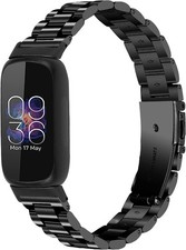 Stainless Steel Band Compatible with Fitbit Inspire 3, Adjustable Metal Watch Ba
