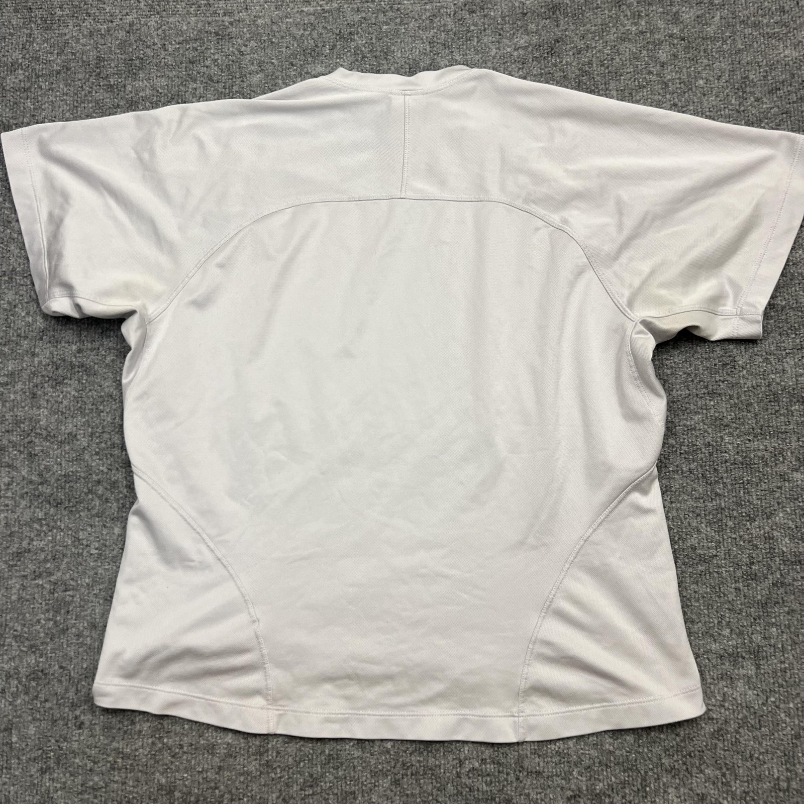 Arc'teryx Camicia Donna Grande Bianca Scollo V Manica Corta Atletica Performance Logo