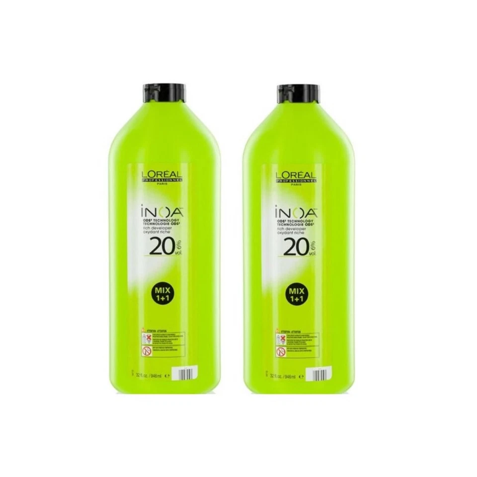 Loreal Inoa Rich Developer 20 volumen 32 oz PACK DE 2 Foto 3 de 3
