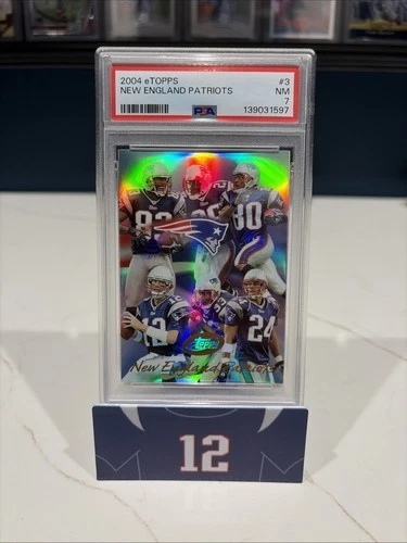 TOM BRADY 2004 ETOPPS PSA 7 PATRIOTS REFRACTOR /2500 INVEST GOAT HOF MVP TB12