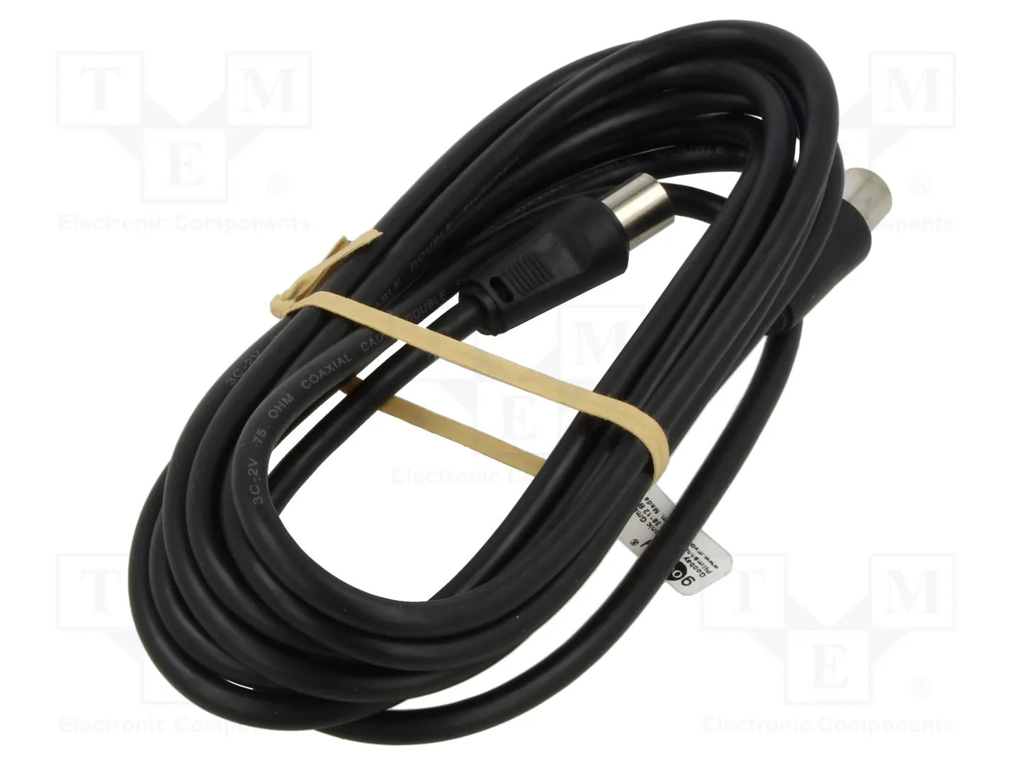 Goobay Nero Antenna Cavo Coassiale Per Tv Maschio/Maschio 2,5 M - Immagine 2
