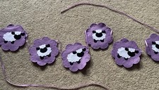 Handmade Bunting Felt Sheep Garland Nursery