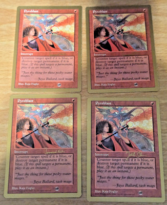 4x Pyroblast (1997 World Championship Decks)
