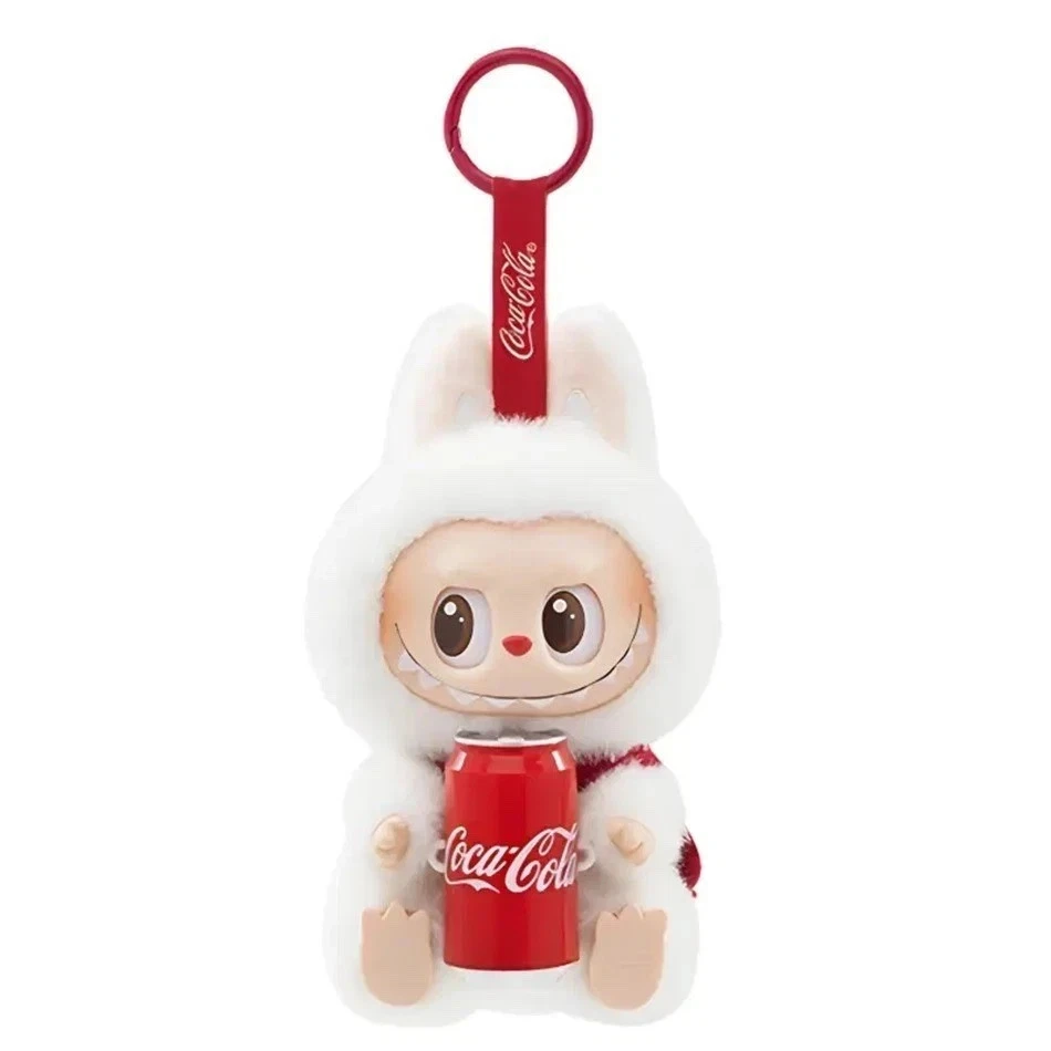 Labubu Coca-Cola The Monsters Peluches Da 17 Cm Portachiavi Giocattoli 6+ - Immagine 4 di 4