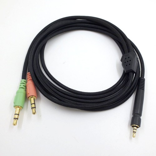 Dual Plug Headset Audio für Sennheiser GAME ZERO ONE PC373 GSP350 500 600 - Afbeelding 7 van 9