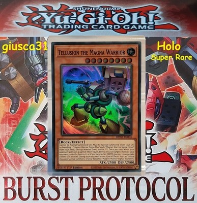 Tellusion the Magna Warrior - SR/Fels Effekt - BPRO-EN004 - Burst Protocol EN/NM