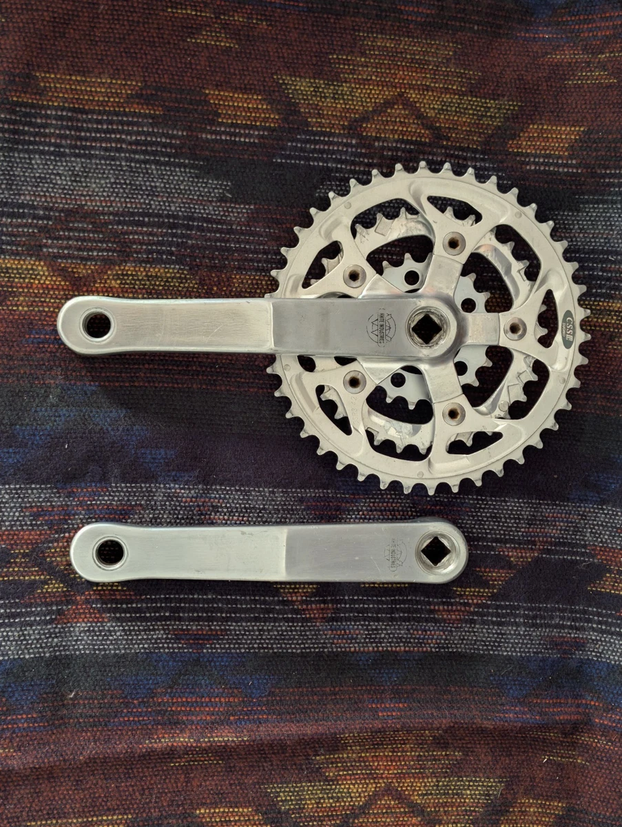 Sugino Bicycle Cranksets with Triple Chainrings 170 mm Crankarm
