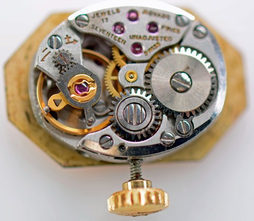 MOVADO WRIST WATCH MOVEMENT & DIAL