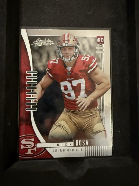 2019 Panini Absolute Football Nick Bosa Rookie RC #131 San Francisco 49ers