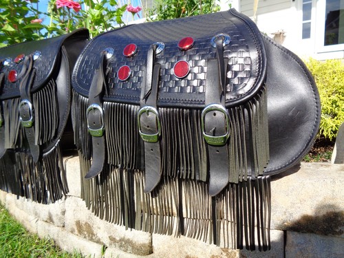 HARLEY DAVIDSON HERITAGE SPRINGER SADDLEBAGS FLSTS BLACK - Bild 2 von 21