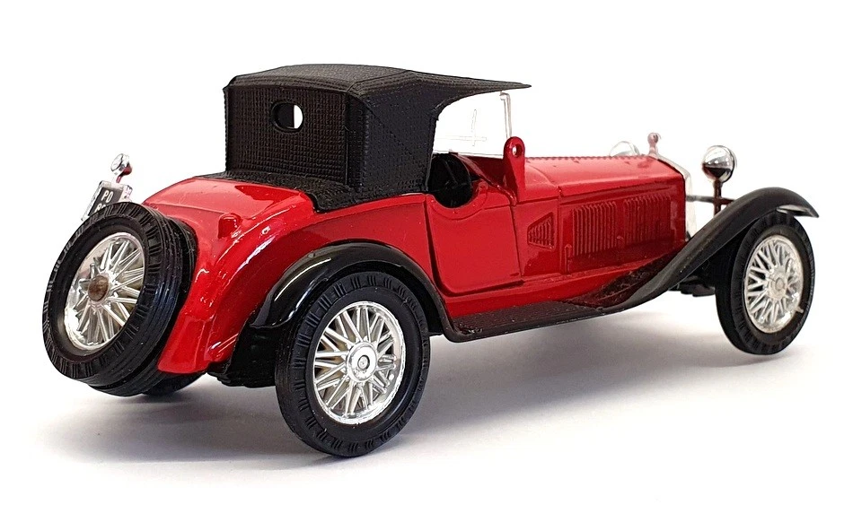 Coche Modelo Polistil 12cm Largo Diecast OC3 - Alfa Romeo 1750 6C - Rojo Foto 2 de 4