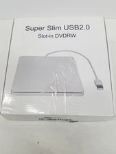 Version Tech Super Slim USB2.0 Slot In DVDRW Portable External Drive (NEW) 