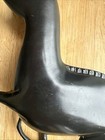 VINTAGE ART DECO ETRUSION METAL HORSE STALLION ON ACRYLIC BASE LOVET-LORSKI Era — photo 3