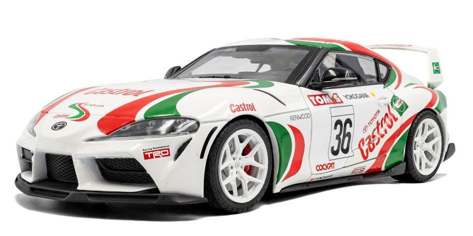 Toyota GR Supra 1/18 Solido Blanc Cadeau Idéal Passionné de Sport Automobile 2024
