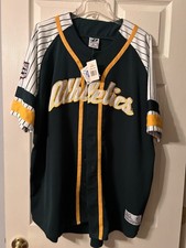 Oakland Athletics MLB Dynasty Blank Green Authentic Collection Jersey Size XL