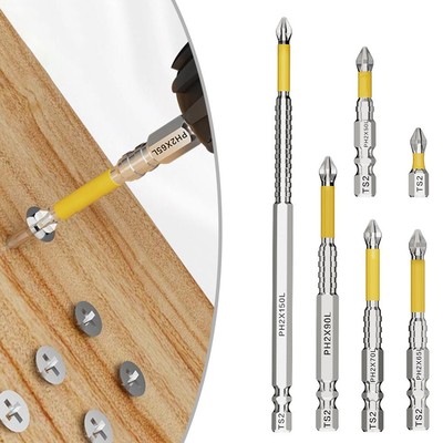 Hochleistungs-Rutschfeste magnetische PH2-Schraubendreher-Bits für Elektrowerkzeuge