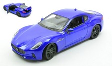 Modellino auto scala 1:24 MASERATI GRAN TURISMO F BLUE diecast modellismo sta...