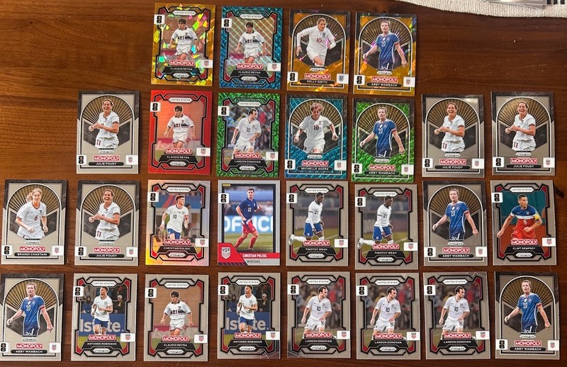 2026 World Cup Prizm USA Card Lot - Cracked Ice, Etc (35) Card Lot