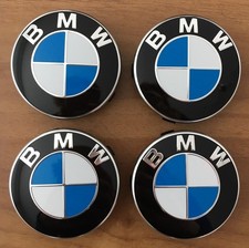 4 BMW Emblems Hub Caps Wheel Caps 2 Series F45 F46 ORIGINAL 56mm