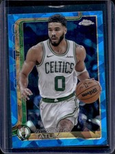 2025-26 Topps Chrome Sapphire Jayson Tatum #49 Celtics