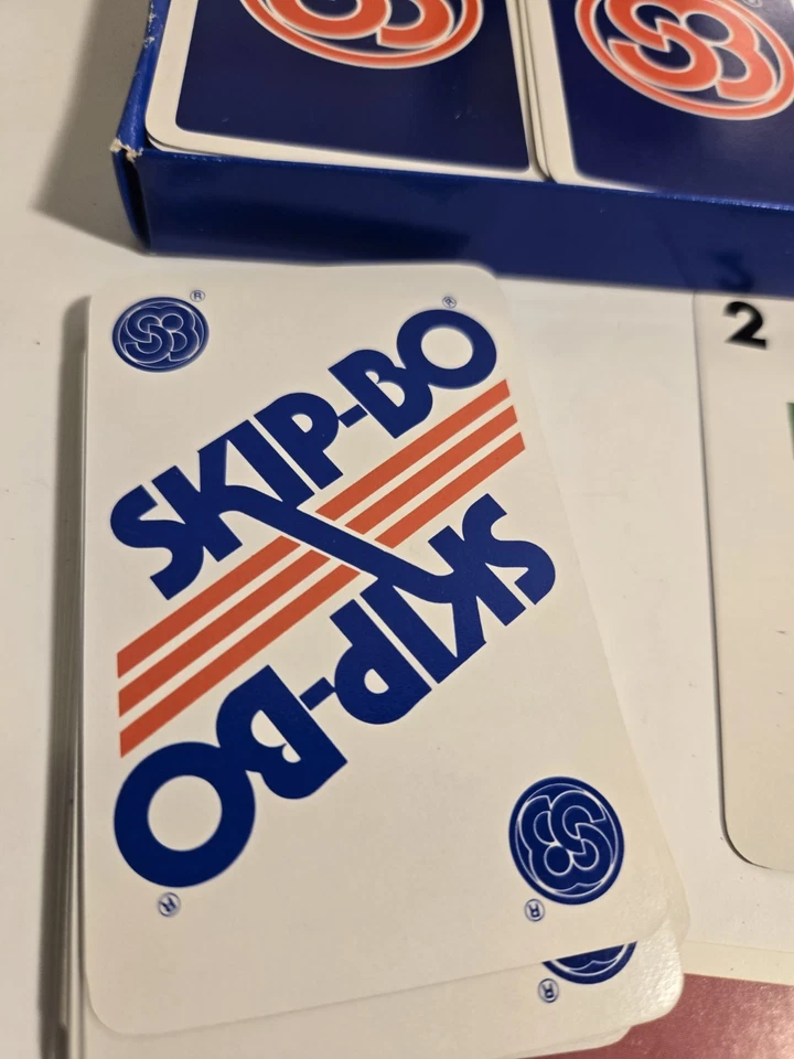 Skip-Bo International Games 1986 Vintage Card Game Complete With Instructions - Image 2 of 4