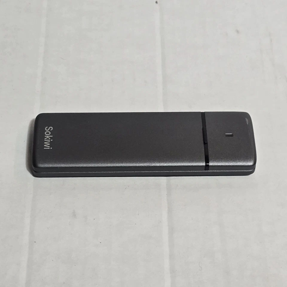 M.2 NVMe SATA SSD Enclosure Adapter Tool-Free,Sokiwi USB 3.2 Gen2 10Gbps grey - Image 4 of 4