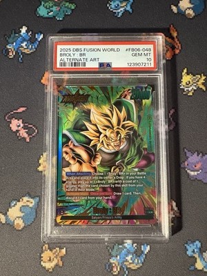 PSA10 極美品BROLY：BR SCR★（Super Alt Art） Dragon Ball Super Broly FB06-048 Alternate Art Fusion World - PSA