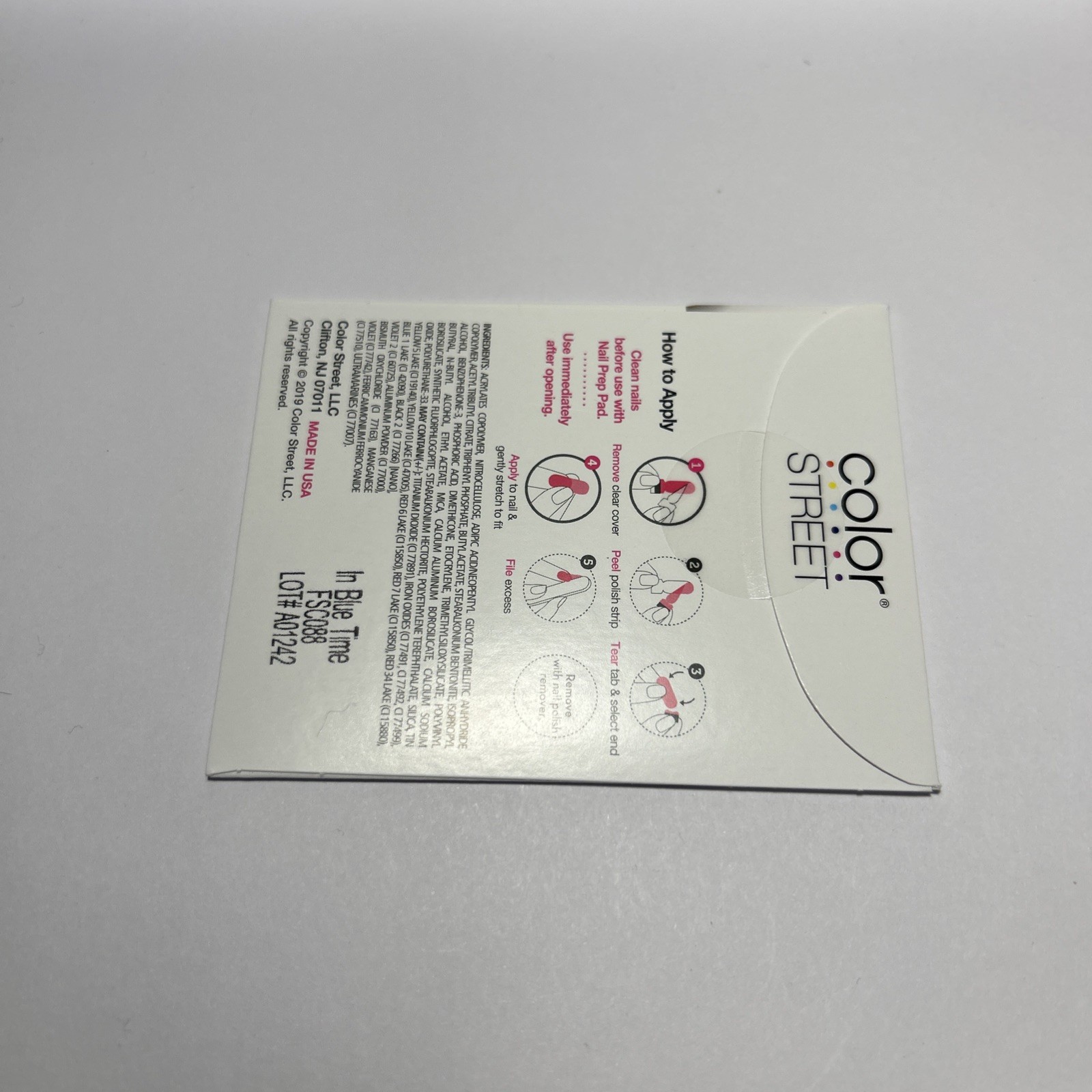 Color Street Nail Polish Strips In Blue Time Blue Solid Accent