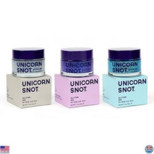 UNICORN SNOT Holographic Glitter Gel 3-Pack Disco/UV/Sky 1.7 oz Vegan Makeup
