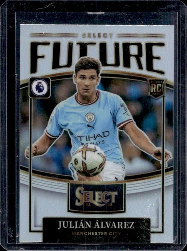 2022-23 Panini Select Premier League Julian Alvarez Future Silver Prizm RC #17