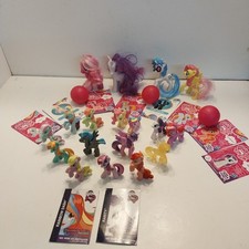 my little pony friendship is magic lot 14 Mini Ponies 4-3in. Vinyal and 8 Cards