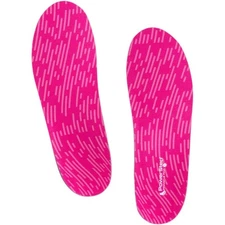 PowerStep Unisex Insoles Pinnacle Pink Dual Layer Cushioning, Size B 5006-01B