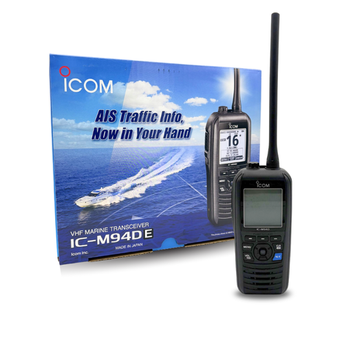ICOM IC-M94D VHF MARINE TRANSCEIVER WITH DSC & AIS RECEIVER | Radio ...
