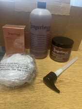 Philosophy The Gingerbread Man 4 Piece Set Kit Comes With Pump