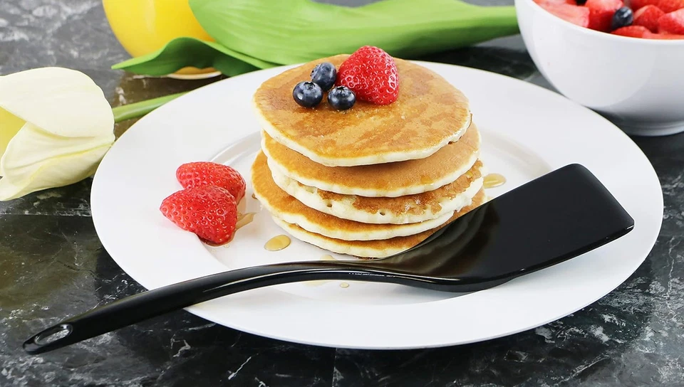 Calypso Basics by Reston Lloyd Melamine Utensil Set, Black, 4Pc - Image 4 of 4