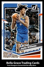 2023-24 Donruss Jaylin Williams #178 Oklahoma City Thunder NBA Basketball