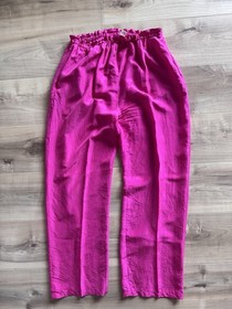 1980s Vintage Victoria's Secret pants 100% Silk 