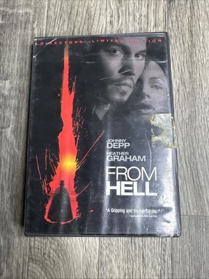 From Hell (2-Disc DVD, 2001, Director's Limited Ed.)  Johnny Depp Heather Graham