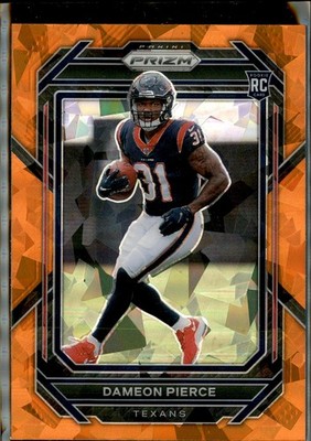 2022 Panini Prizm #322 Dameon Pierce Orange Ice
