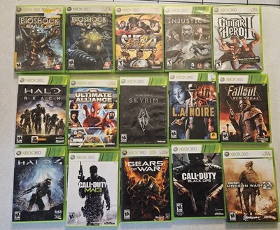 Lot Of 15 Microsoft Xbox 360 Video Games | eBay