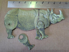 Antique Paper / Cardboard Toy Rhino - Raphael Tuck  Sons