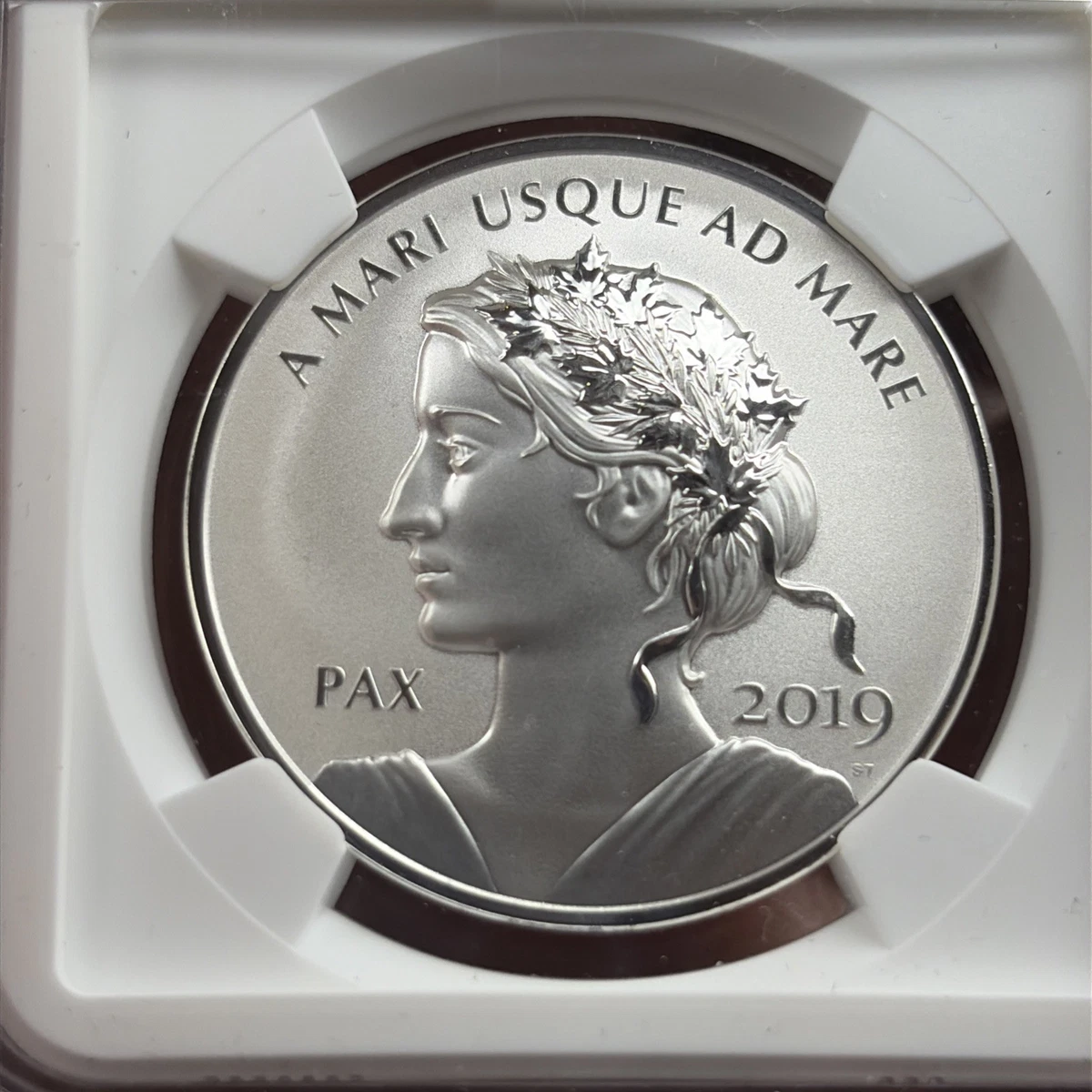 2019 Canada Peace & Liberty 1oz Ultra High Relief Rev. Proof NGC PF70 Mercanti